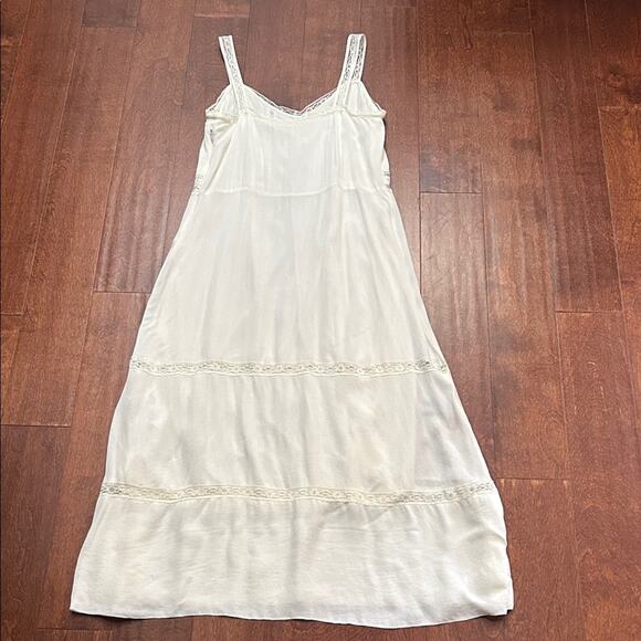 Nanette Lepore Palamino Cottagecore Cream Lace Embroidered Midi Dress, Size 6 - Picture 13 of 16